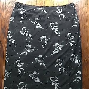 Dolls skill Delia cherub print skirt